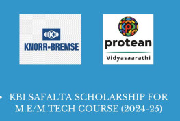 KBI SAFALTA SCHOLARSHIP FOR M.E/M.TECH COURSE (2024-25)