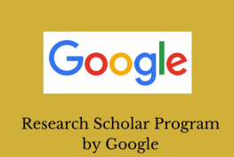 Research Scholar Program by Google