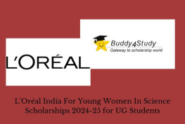 L'Oréal India For Young Women In Science Scholarships 2024-25 for UG Students