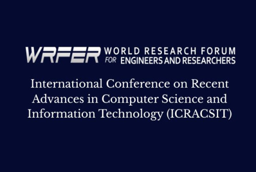 International Conference on Recent Advances in Computer Science and Information Technology (ICRACSIT